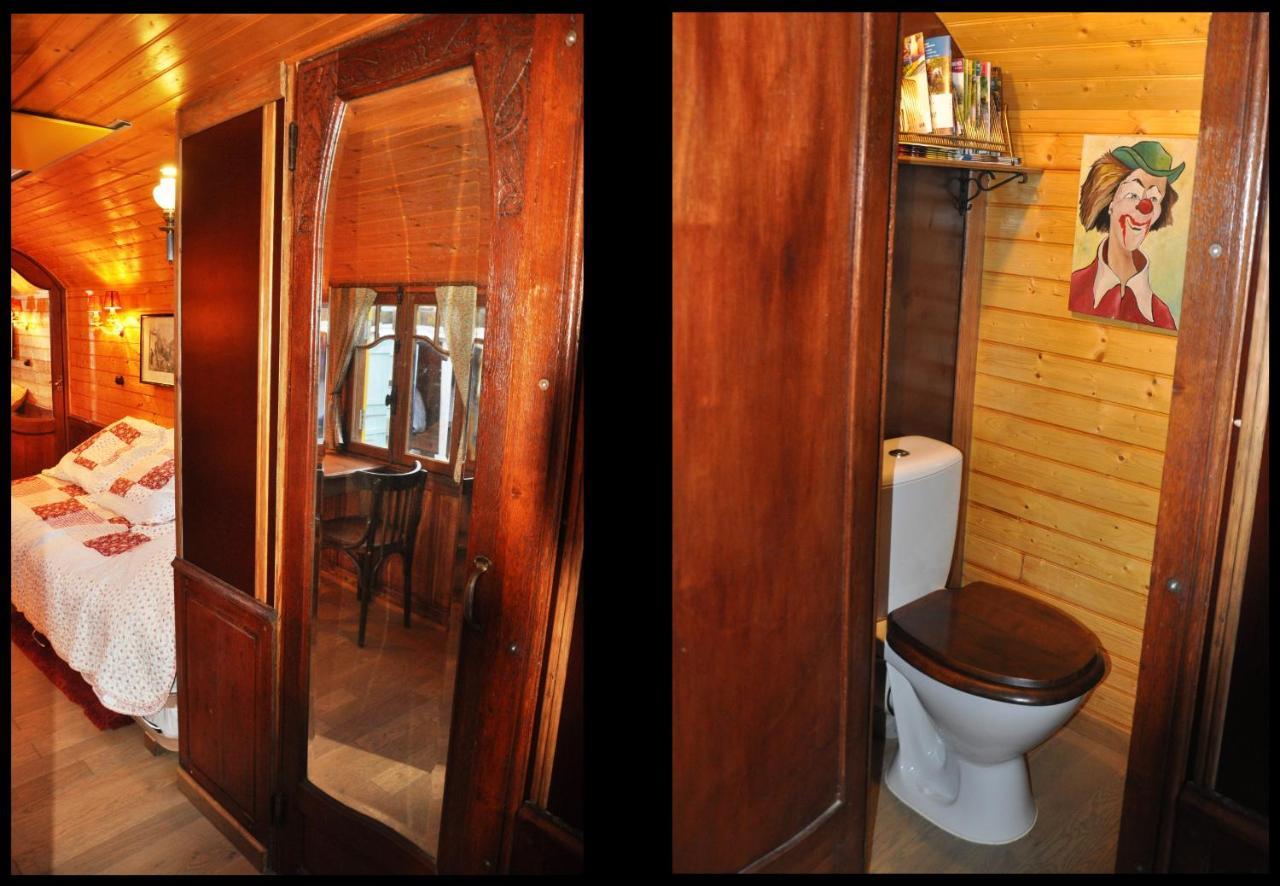 Manoir Du Bois Joly - Roulotte Art Deco Villa Margon  Cameră foto